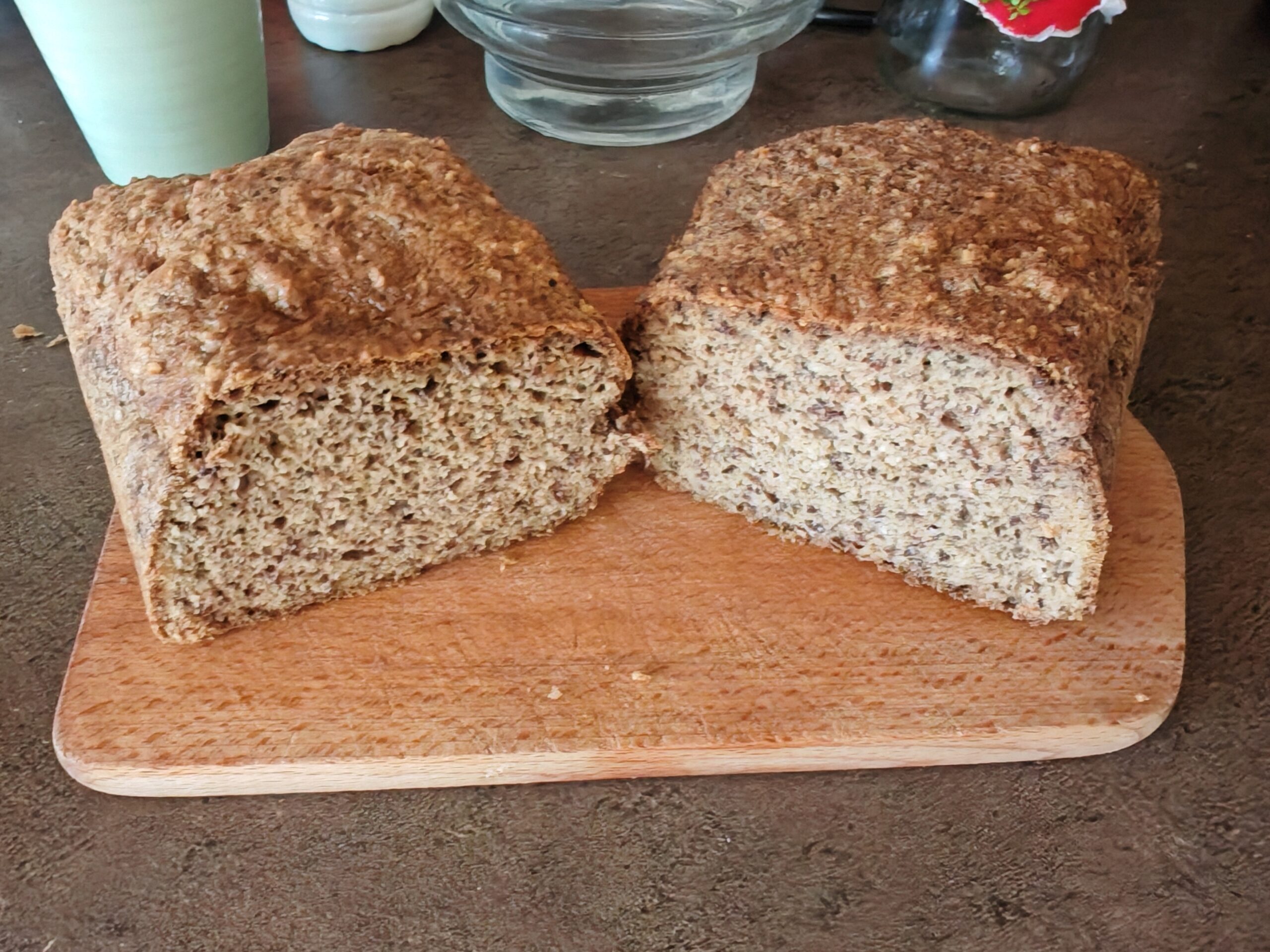 Chleb low carb z Air Fryer (2,5 porcji, bez sera)